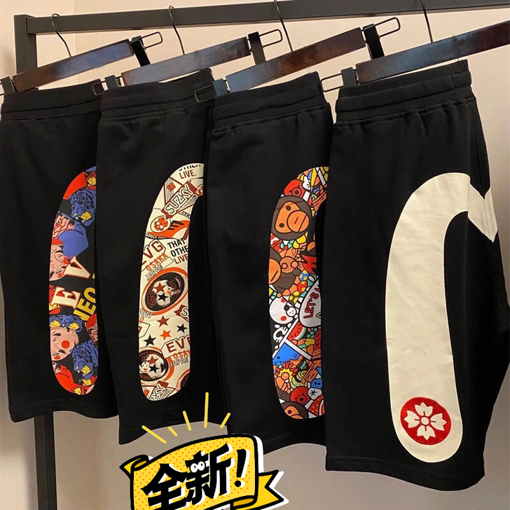 EVISU夏季情侣短裤超级好穿好看