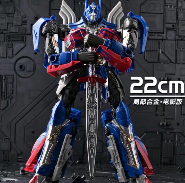 变形金刚5擎天柱玩具机器人模型合金男孩儿童...