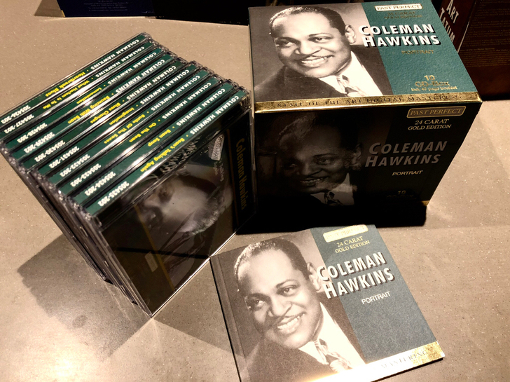 德国金唱片,一盒十张的科尔曼霍金斯。