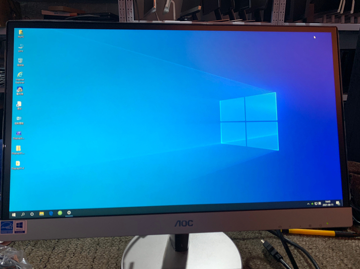 21.5AOC显示器，IPS无边框显示器，...