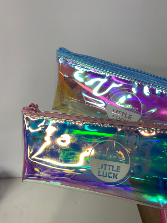 联众笔袋，透明闪光笔袋。9.9一个，大多是...