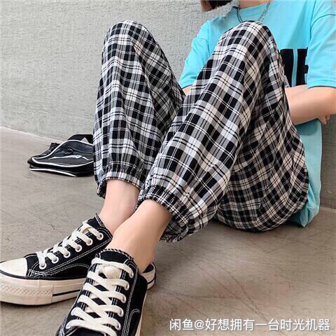 束脚裤女夏季薄款2021新款宽松显瘦防蚊休...
