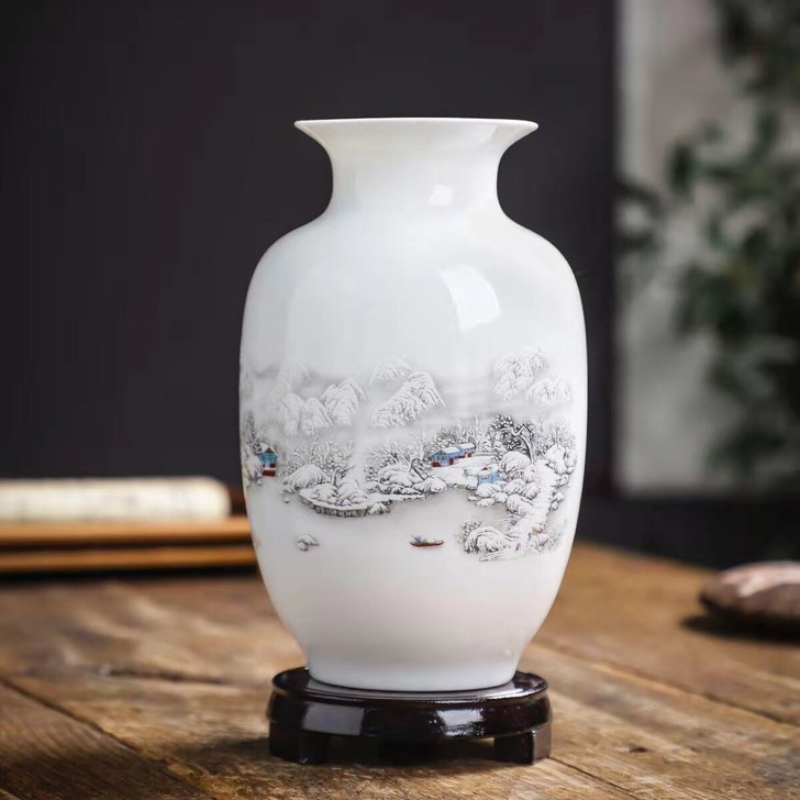 景德镇花瓶  陶瓷花瓶  插花观赏摆件都很...