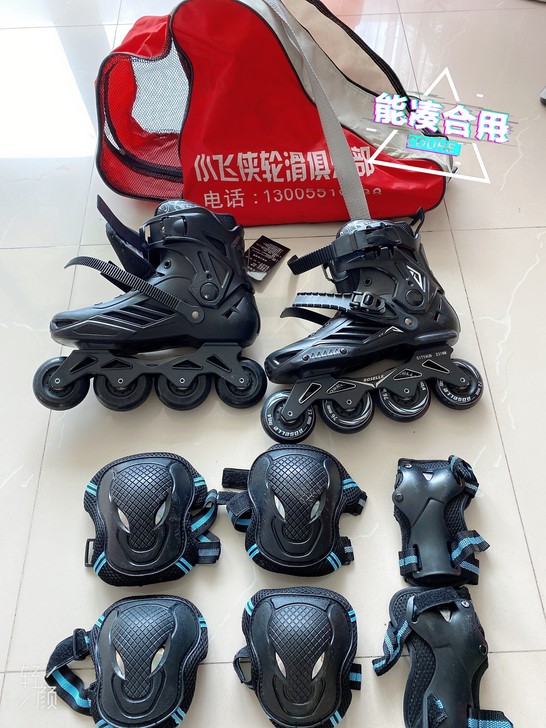 深圳洛神体育用品公司成人轮滑鞋,几乎全新,...