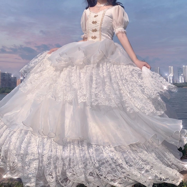 【出租】星芙颂 雪歌如倾Lolita婚纱花嫁