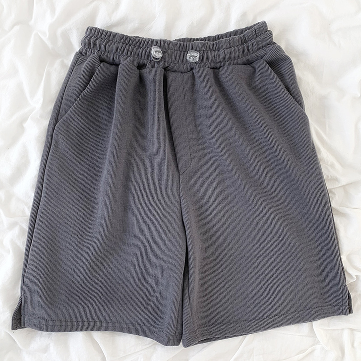 RENA店主推荐清爽抽绳小开叉运动风松紧高...