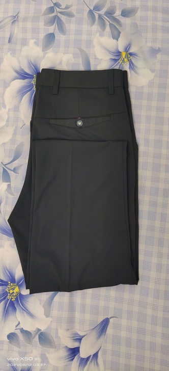 轻奢舒适 冰丝商务男士休闲裤西裤修身免烫高...