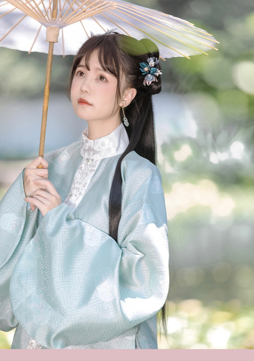 远山乔汉服【雨打梨花】 【千树梨花】 明制...
