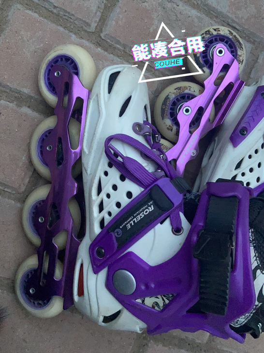 出手ROSELLE旱冰鞋，轮滑鞋，36码，...