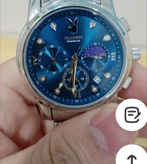 全新正品花花公子经典帅气男士商务手表，三眼...