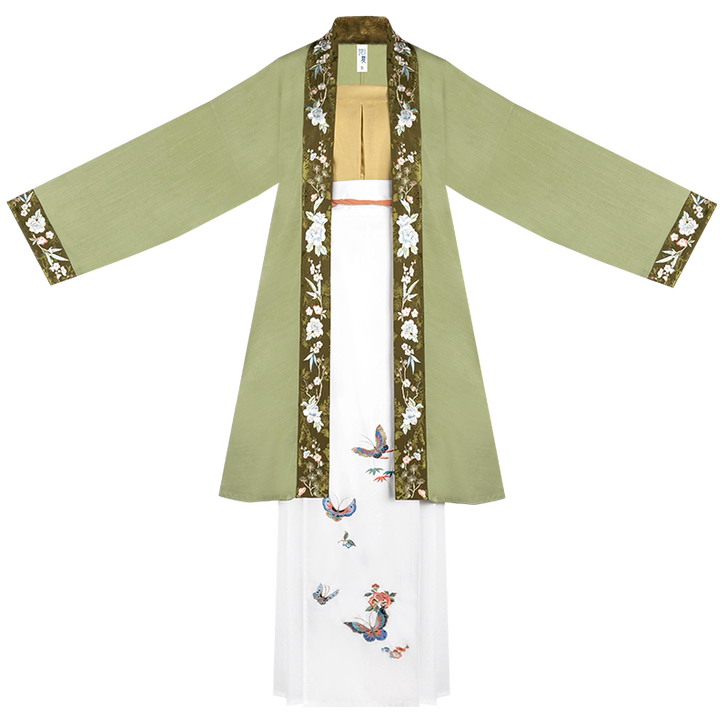 池夏 聊斋:相思引 宋制长褙子宋抹百迭裙原...