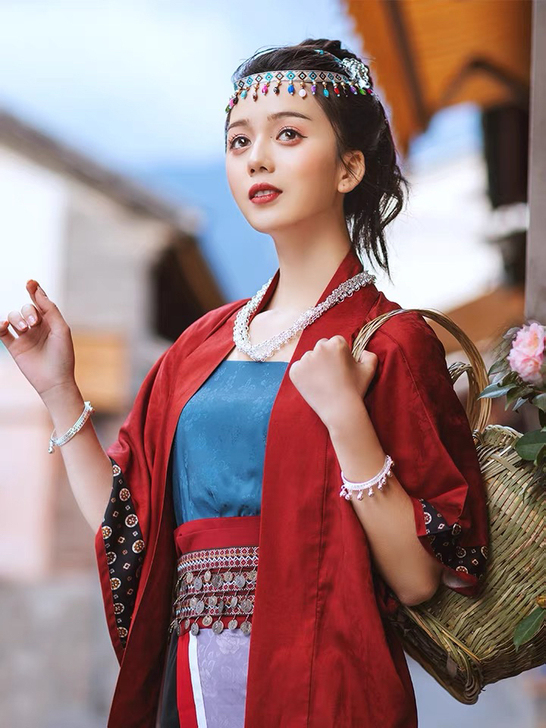 茶马古道【云雀】花朝记汉服 宋制长干寺对襟...