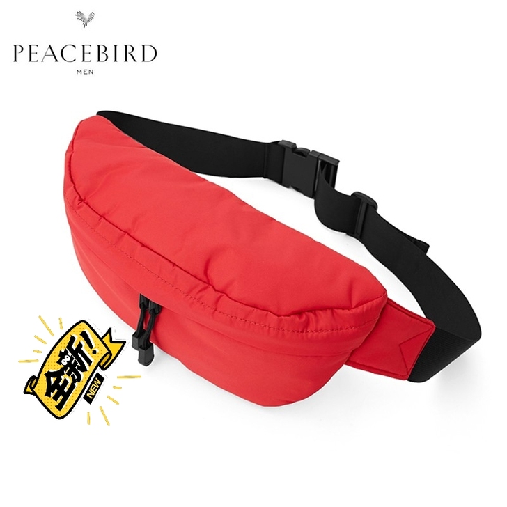 全新正品太平鸟PEACEBIRD男斜挎包-...