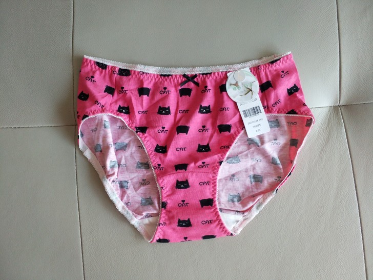 全新正品吊牌兰卓丽小裤三角裤CAT黑猫猫咪...