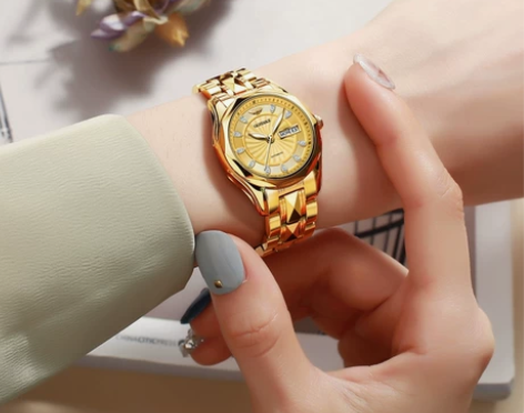 明星代言同款手表正品瑞士认证欧品客手表女士...