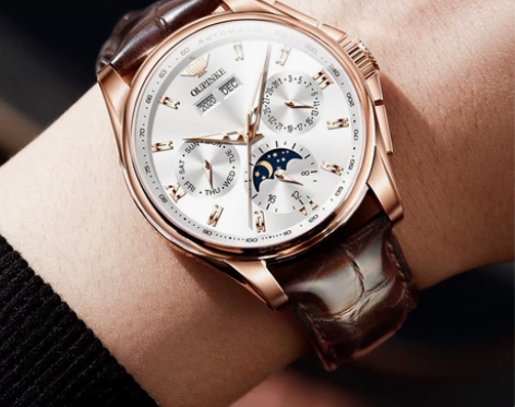 欧品客(OUPINKE)手表男机械表全自动...