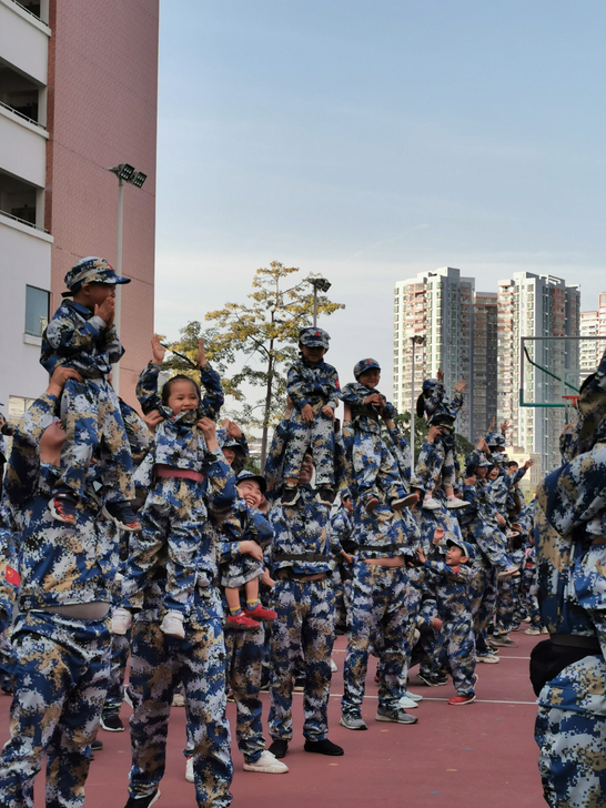 迷彩服 一大一小