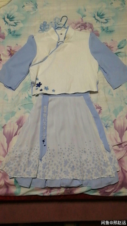 那朵花 未闻花名 改良汉服 出雪纺半身裙，...