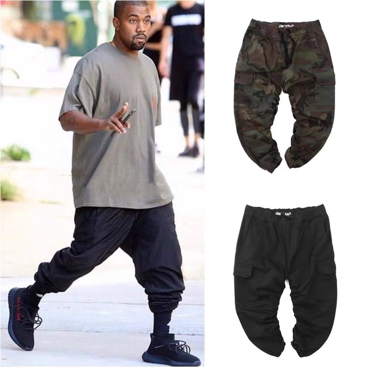 KANYE侃爷同款欧美高街机能椰子风潮牌迷...