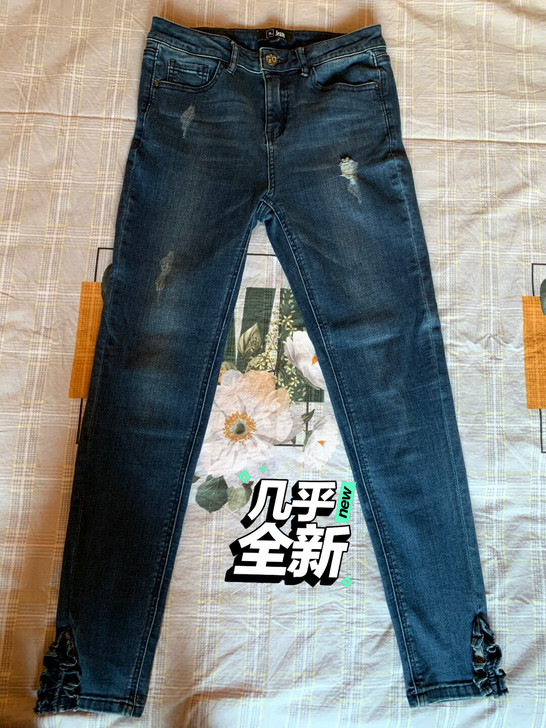 【包邮】7M 拉夏贝尔时尚休闲紧身显瘦显腿...