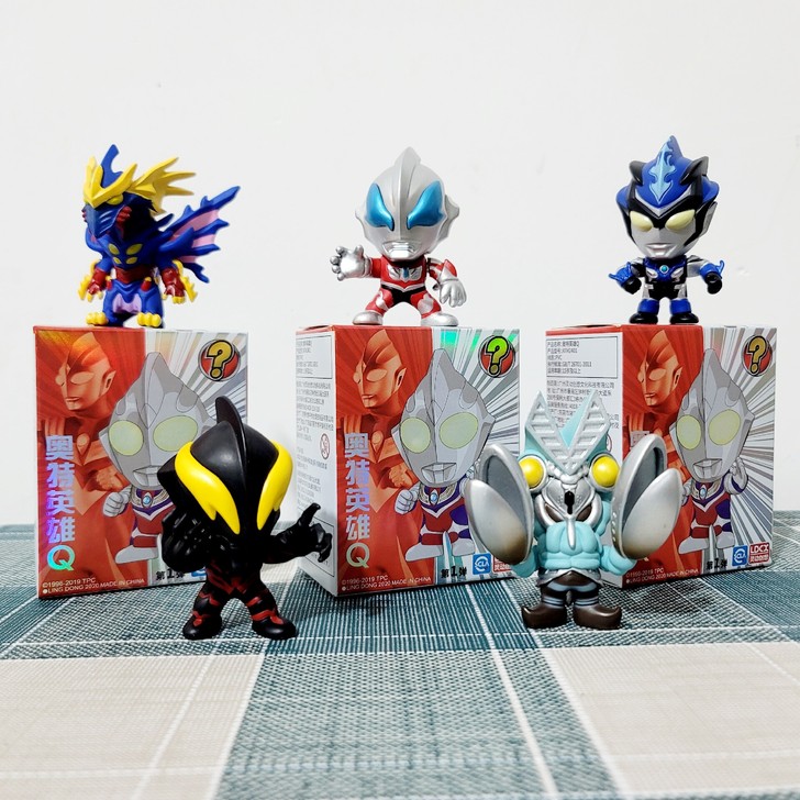 全新正版灵动创想奥特曼盲盒赛罗迪迦捷德Q版...