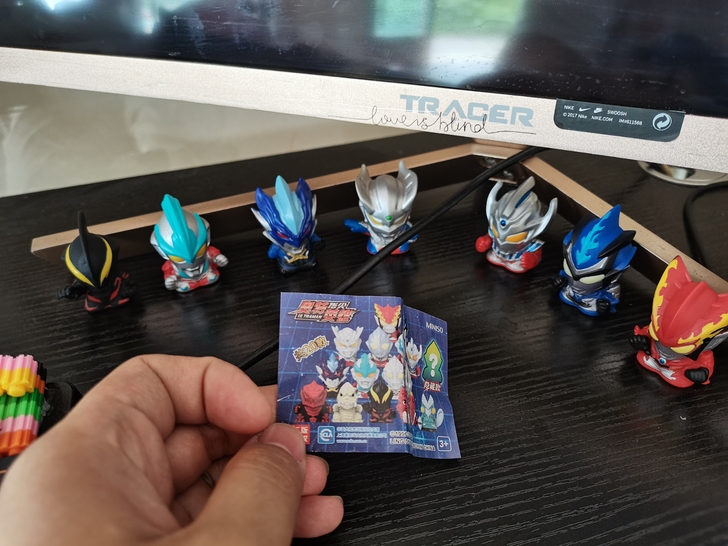 奥特曼指甲英雄名创优品