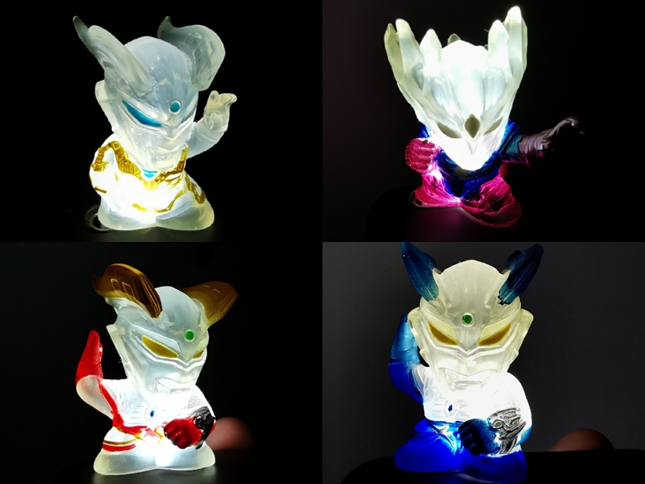 赛罗奥特曼 限定透明指人 光辉赛罗 奥特曼...