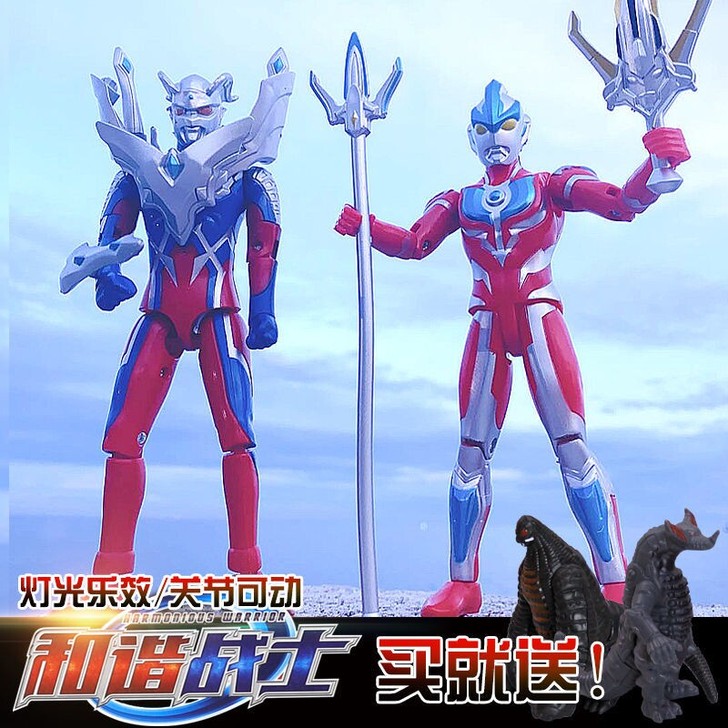 玩具店倒闭。全新可动塞罗奥特曼玩具迪迦奥特...