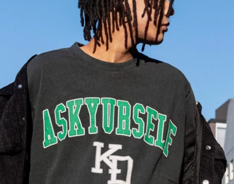 正品ASKYURSELF美式潮牌小众宽松F...