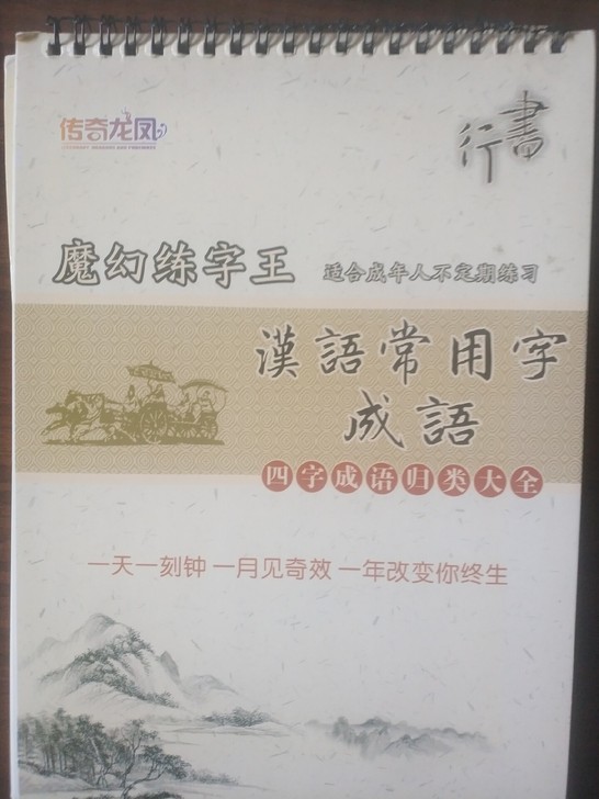 一共六本练字的，两本魔幻练字王，行书的。每...