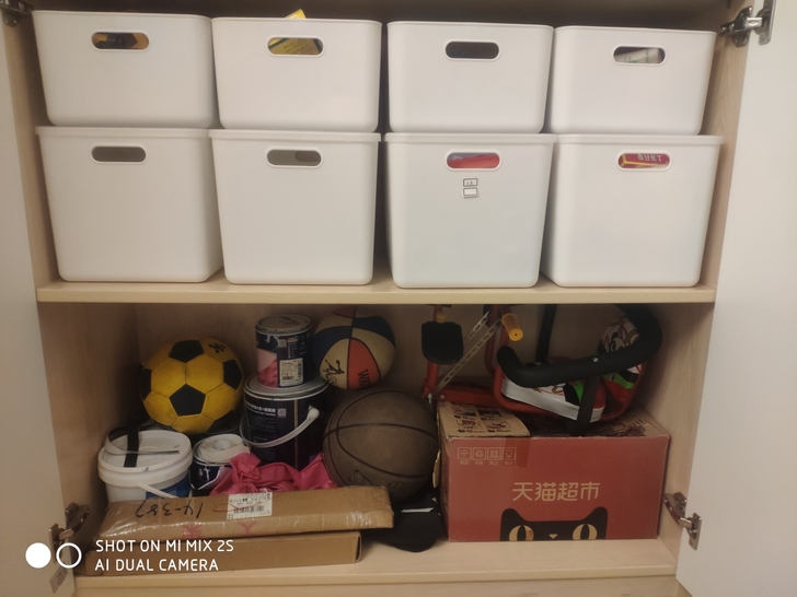 两个包邮全新塑料白色收纳盒