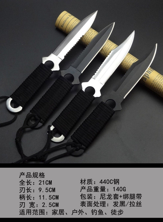 户外折刀防身小刀荒野求生户外刀具防身冷兵器...