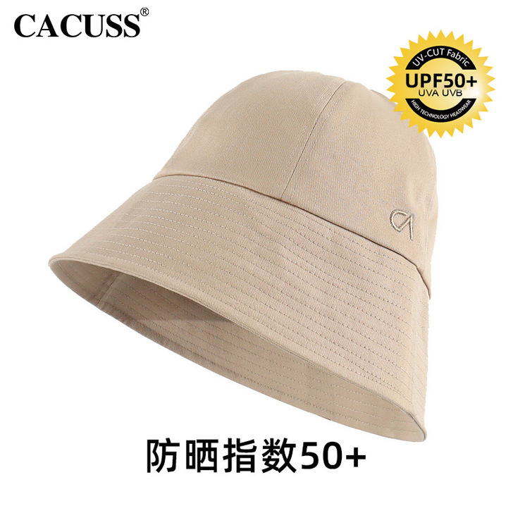CACUSS渔夫帽女夏季帽子韩版潮大沿水桶...