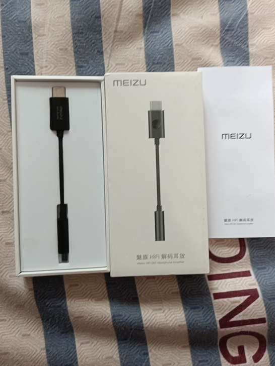 魅族耳放，8成新，type c 接口，带盒...