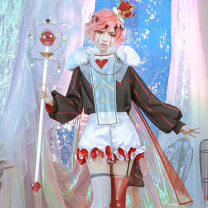 三分妄想爱丽丝梦游仙境cos服镭射男孩红心...