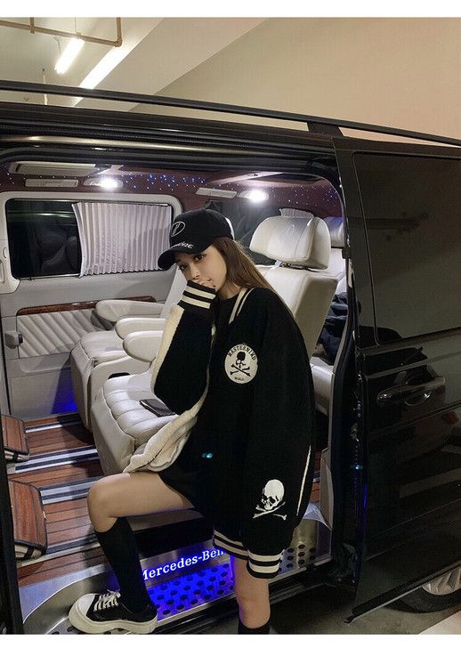 优优aubabe潮牌羊羔毛外套女秋冬新款韩...