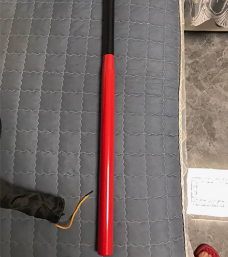 合金钢棒球棒车载防身棒球棍磨砂哑光黑加粗加...