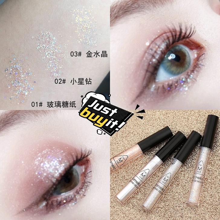 一滴泪液体眼影,闪粉亮片,卧蚕珠光偏光,亮...