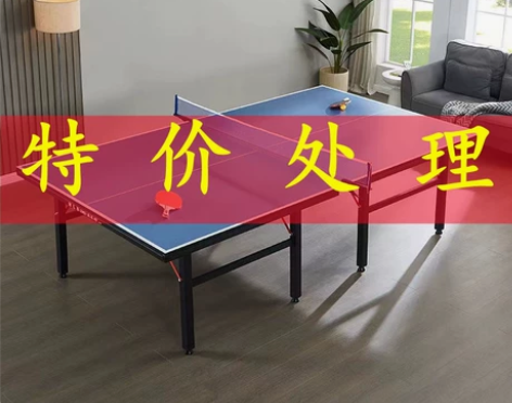 【包邮清仓】国际标准乒乓球桌子案子室内家用...