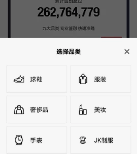 得物代鉴定 ，可鉴定球鞋、衣物、包包、手表...