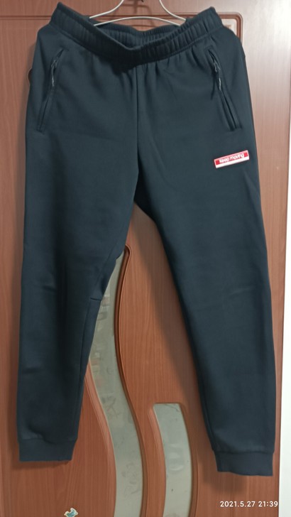 安踏，秋冬款，加绒运动休闲裤，170码，九...