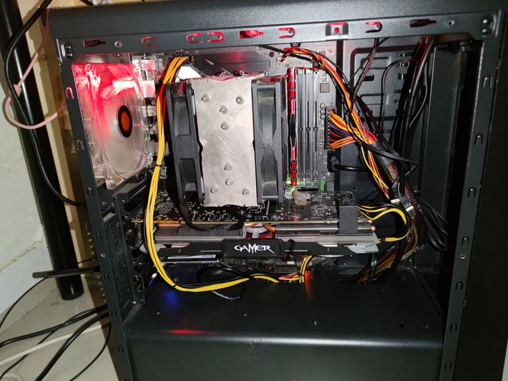 AMD CPU 2700x 华硕B350F...