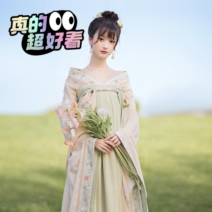 【有实拍】池夏游园惊梦闻袖香汉服女大袖齐胸...