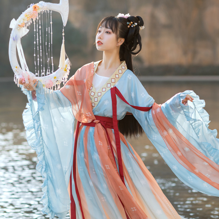 闺梦令原创（入塘春）汉服女夏季薄款五件套改...