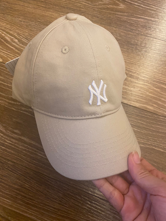 MLB棒球帽软顶小标弯檐帽NY字母帽男女同...