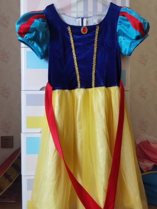 白雪公主裙女童亲子cos演出服六一节儿童服...