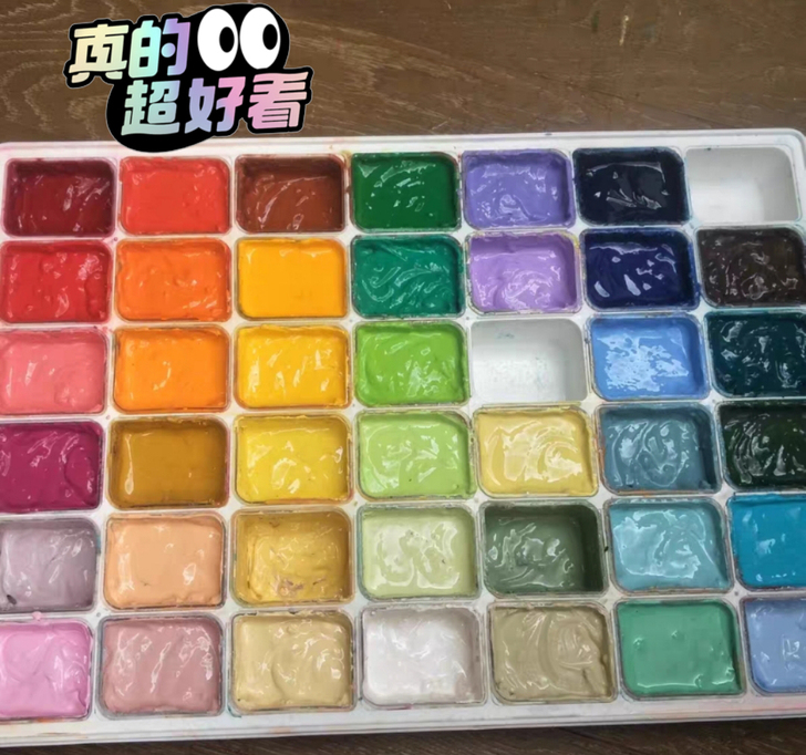 【米娅一方原颜水粉颜料】