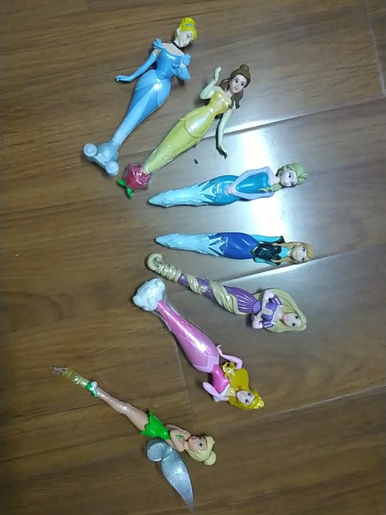 迪斯尼正版公主款圆珠笔可换笔芯40一支包邮...