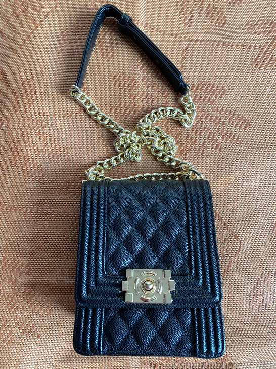 包包女2019早春明星同款小香风真皮女包单...