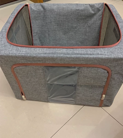 (两个只有34)特大号牛津布棉麻衣服收纳箱...